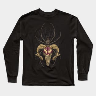 Spider Skull Long Sleeve T-Shirt